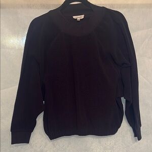 Splendid Black Crew Neck Sweater Classic Knit Design